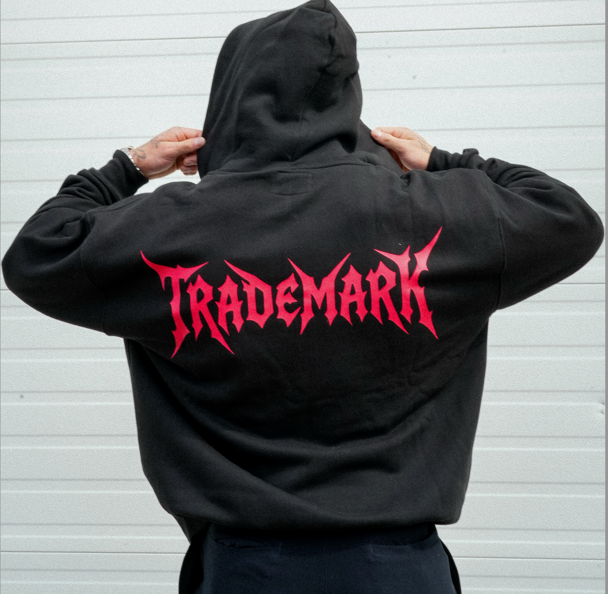 ORIGIN BLACK ZIP UP HOODIE