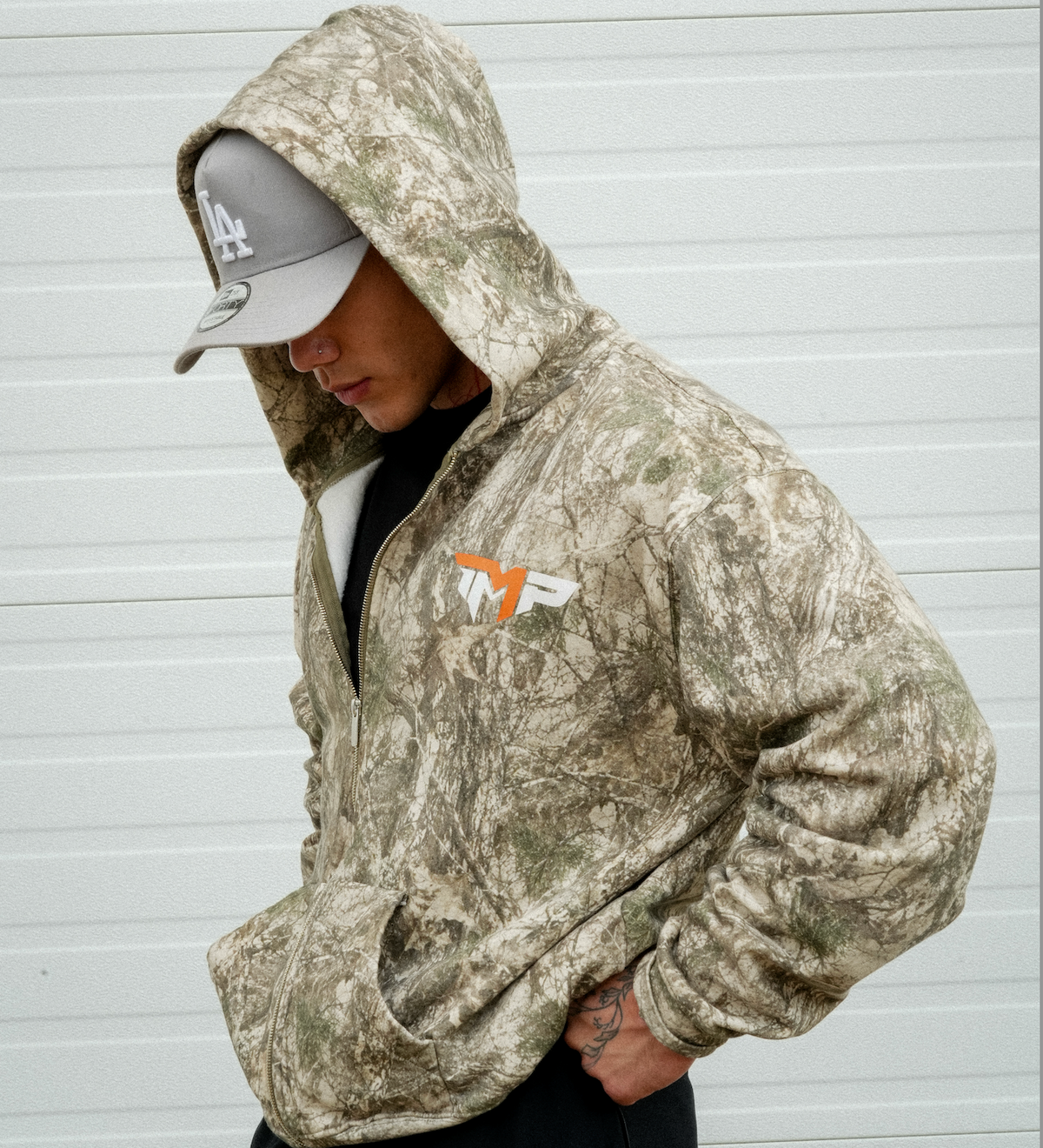 ORIGIN CAMO ZIP UP HOODIE