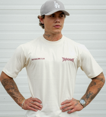 ORIGIN CREAM OVERSIZED T-SHIRT